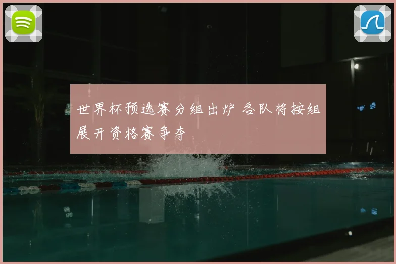 世界杯预选赛分组出炉 各队将按组展开资格赛争夺
